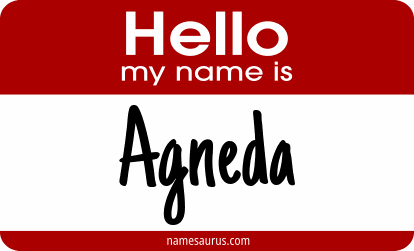 Hello my name is Agneda png download