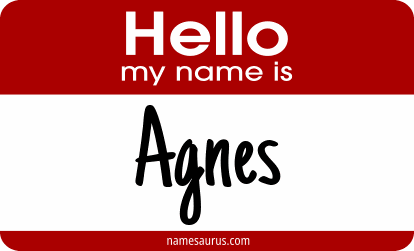 Hello my name is Agnes png download
