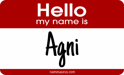 Hello my name is Agni png download