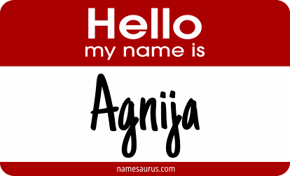 Hello my name is Agnija png download