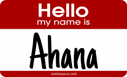Hello my name is Ahana png download