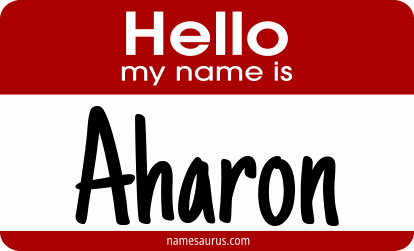 Hello my name is Aharon png download