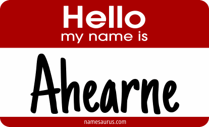 Hello my name is Ahearne png download