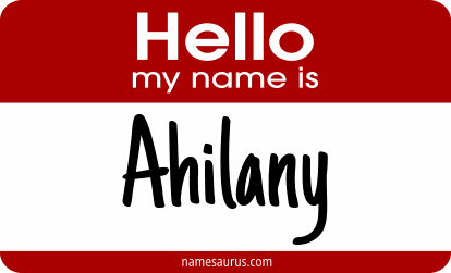 Hello my name is Ahilany png download