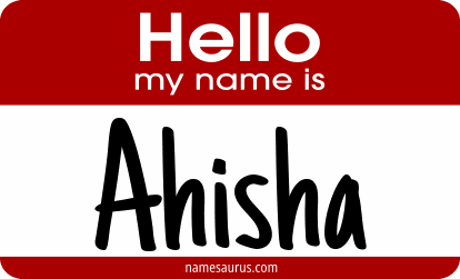 Hello my name is Ahisha png download