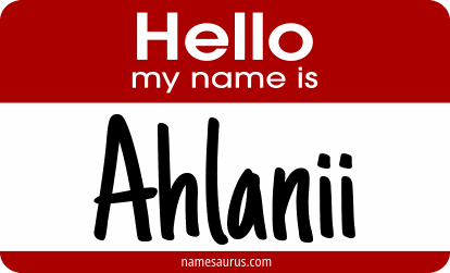 Hello my name is Ahlanii png download