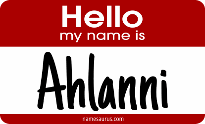 Hello my name is Ahlanni png download