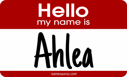 Hello my name is Ahlea png download