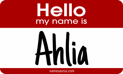 Hello my name is Ahlia png download