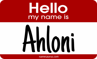 Hello my name is Ahloni png download