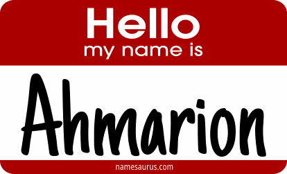 Hello my name is Ahmarion png download
