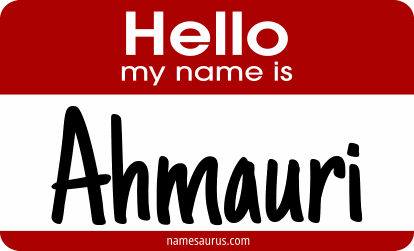 Hello my name is Ahmauri png download