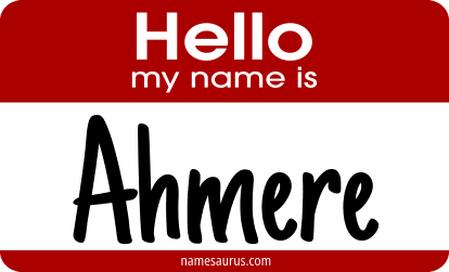 Hello my name is Ahmere png download