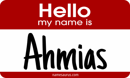 Hello my name is Ahmias png download