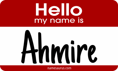 Hello my name is Ahmire png download