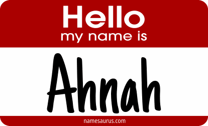 Hello my name is Ahnah png download