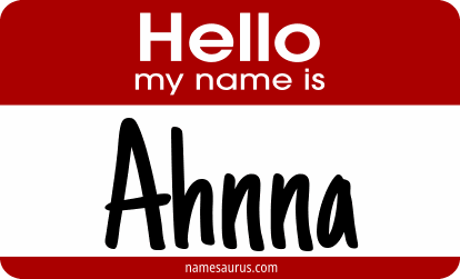 Hello my name is Ahnna png download
