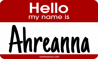 Hello my name is Ahreanna png download