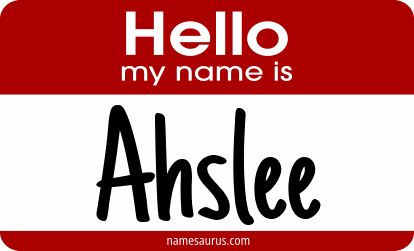 Hello my name is Ahslee png download