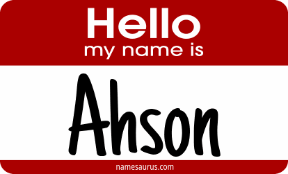 Hello my name is Ahson png download
