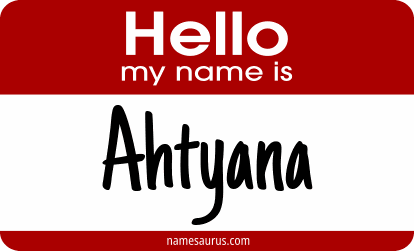 Hello my name is Ahtyana png download