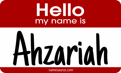 Hello my name is Ahzariah png download