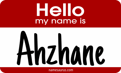 Hello my name is Ahzhane png download