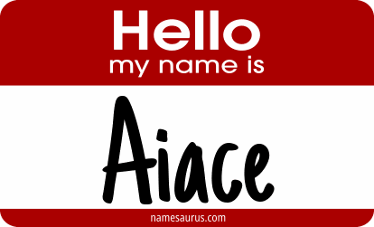 Hello my name is Aiace png download