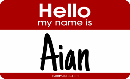 Hello my name is Aian png download