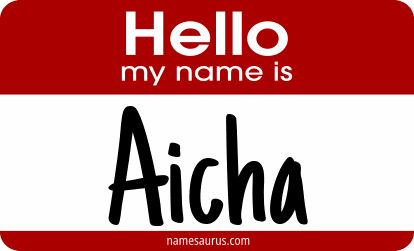 Hello my name is Aicha png download