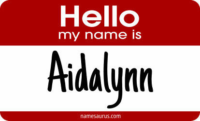 Hello my name is Aidalynn png download