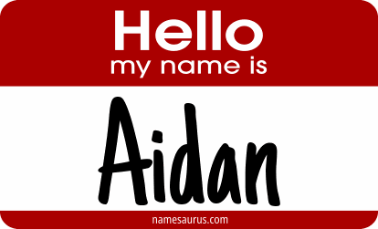 Hello my name is Aidan png download