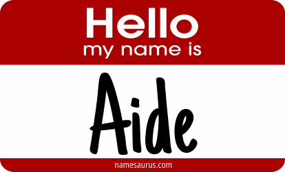 Hello my name is Aide png download