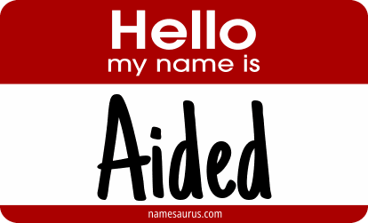 Hello my name is Aided png download