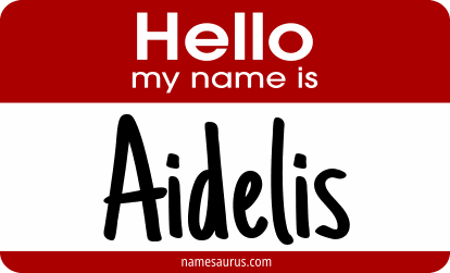 Hello my name is Aidelis png download