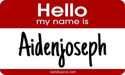 Hello my name is Aidenjoseph png download