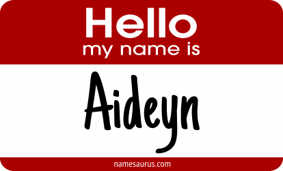 Hello my name is Aideyn png download
