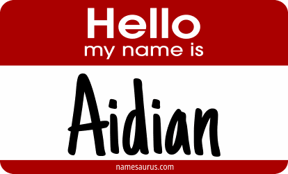 Hello my name is Aidian png download
