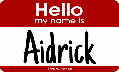 Hello my name is Aidrick png download