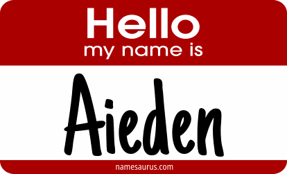 Hello my name is Aieden png download
