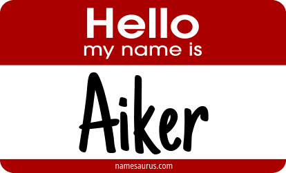 Hello my name is Aiker png download