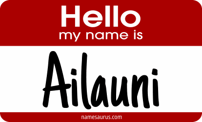 Hello my name is Ailauni png download