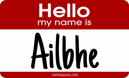 Hello my name is Ailbhe png download