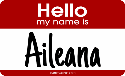 Hello my name is Aileana png download