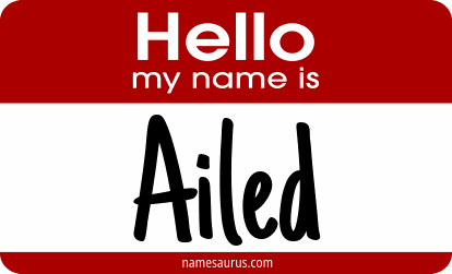 Hello my name is Ailed png download