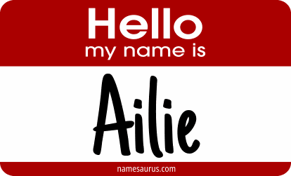 Hello my name is Ailie png download