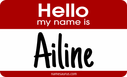 Hello my name is Ailine png download