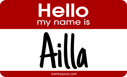 Hello my name is Ailla png download