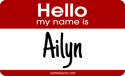 Hello my name is Ailyn png download