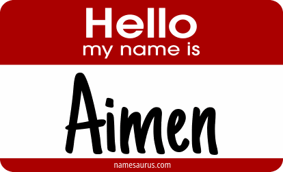 Hello my name is Aimen png download